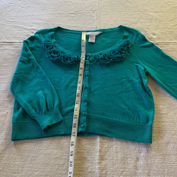 Candies Cropped Cardigan Sweater - Picture 3 of 6